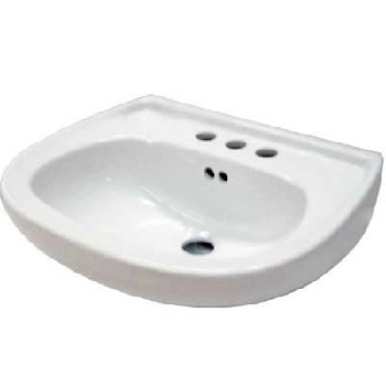 LAVABO CATO JAZMIN BLANCO GDE.