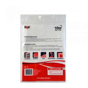 PLASTICO CUBRE TODO BYP 10 M2 5MX2M USO RUDO (12/24)(C)