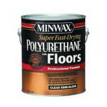 POLIURETANO MINWAX P/PISO 4 LTS. CLEAR SEMI GLOSS