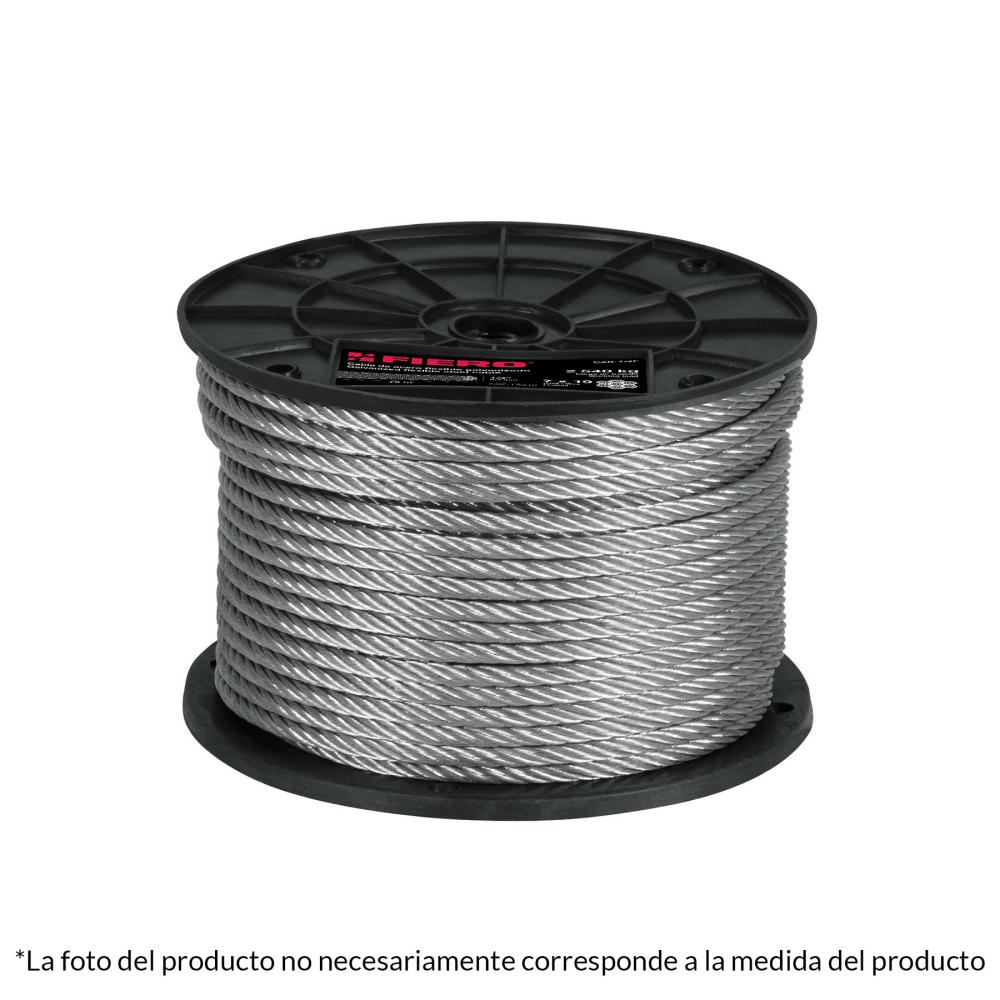 CABLE DE ACERO TR 3/16