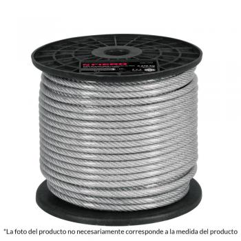 CABLE DE ACERO FR RECUBIERTO DE PVC 3/32