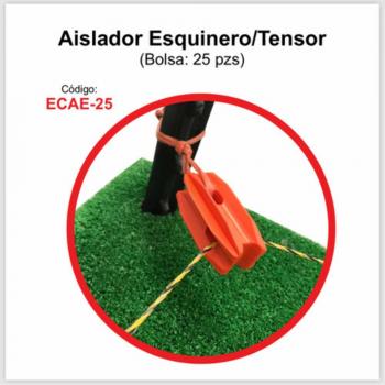 AISLADOR ELEKTRO CHOKE ESQUINA NARANJA (BOL 25 PZA)(30/100)