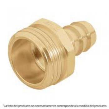 CONECTOR TR MACHO P/MANG. 5/8 JARDIN  (6/120)