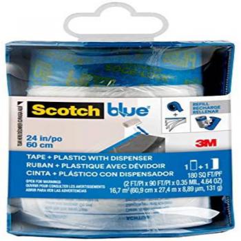 PLASTICO PRE-ENCINTADO SCOTCH BLUE 24