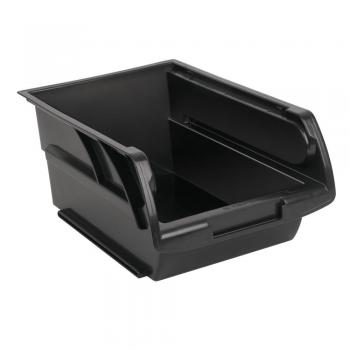 GAVETA PLASTICA TR # 4 34X21X15 CM. NEGRO (6/12)