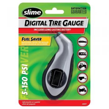 CALIBRADOR DE LLANTAS SLIME DIGITAL 150 PSI. (4)