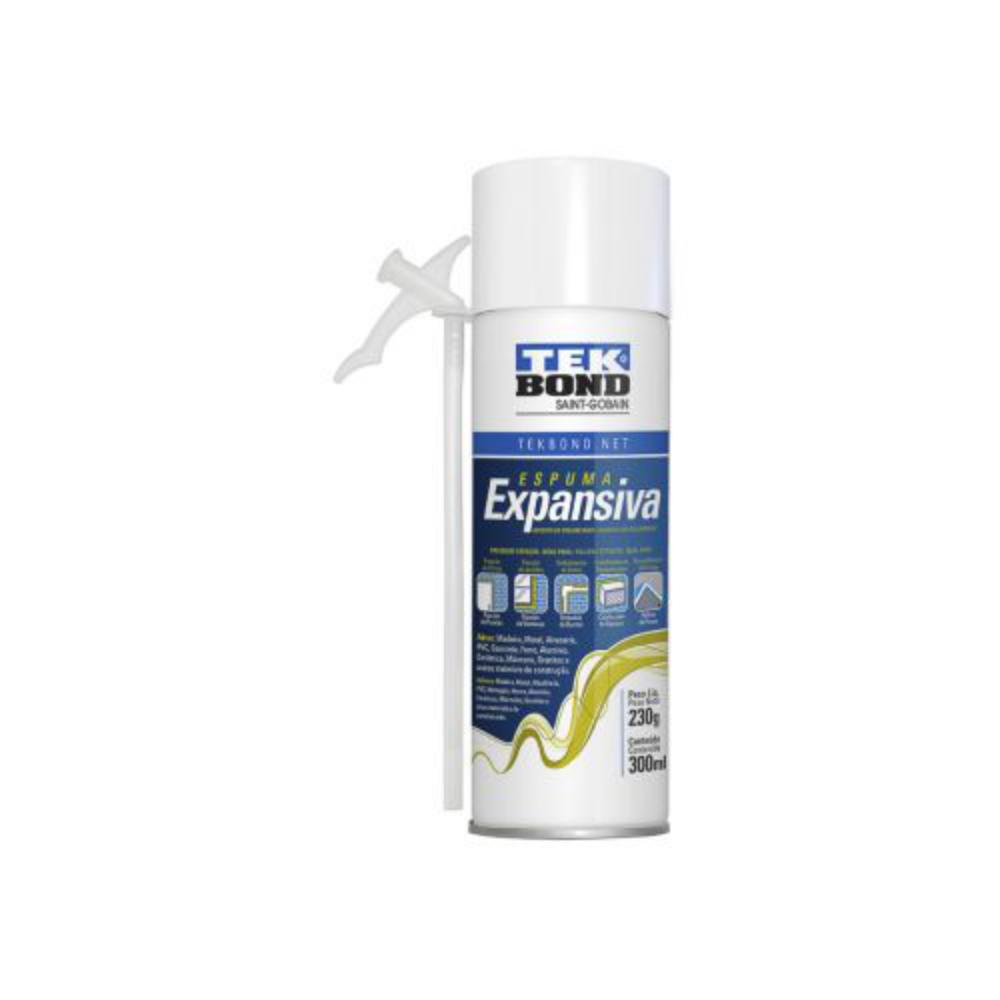 ESPUMA EXPANSIVA DE POLIURETANO TEK BOND 300 ML. 230 GR. (12/864)