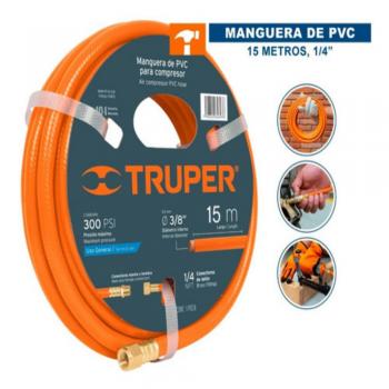 MANGUERA P/AIRE TR USO GENERAL 1/4 X 15 MTS. MAN-PI-15-1/4 (3/12)