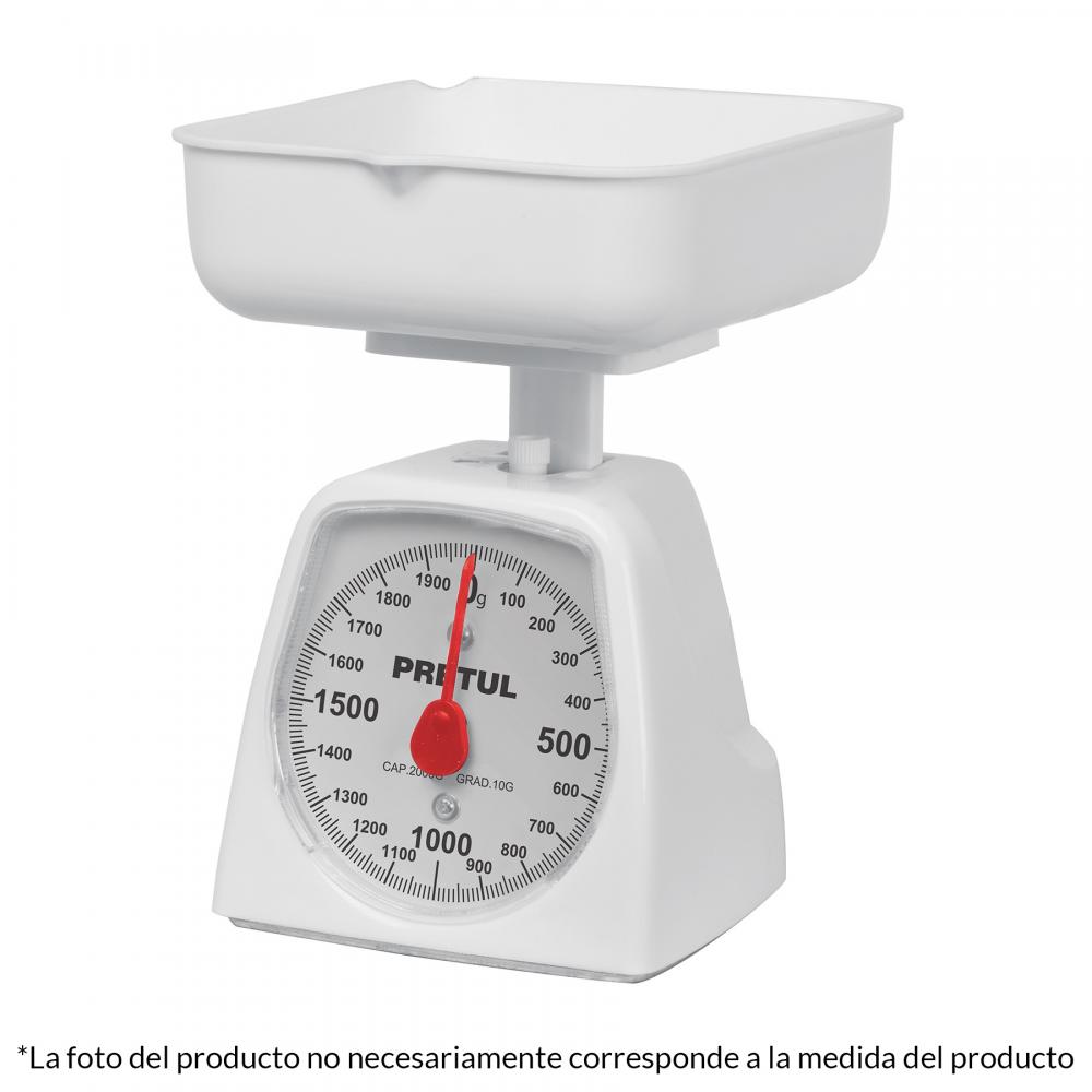 BASCULA PR MECANICA P/COCINA 5KG BAS-5CP (2/24)