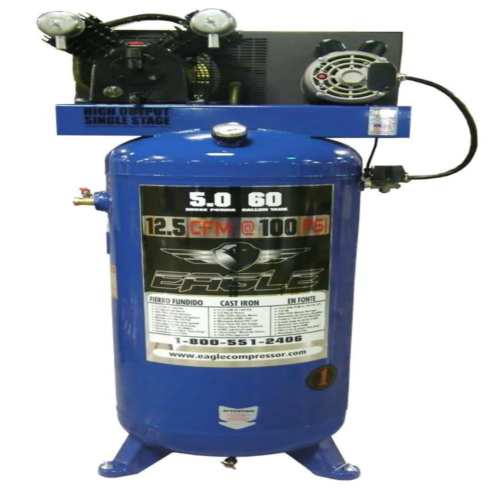 COMPRESOR DE AIRE EAGLE 60 GAL. 12.5 CFM VERTICAL