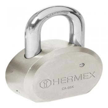 CANDADO HERMEX DE ACERO MAXIMA SEGURIDAD 65 MM. CA-65X (3/36)