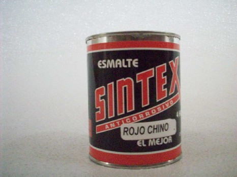 PINTURA ESMALTE SINTEX 246 BASICO ROJO CHINO DE  1 LT. (16)