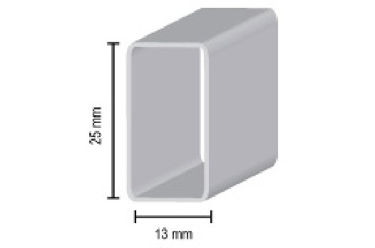 PERFIL METALICO RECT. R-100 C-20 (K/PZA 3.15)