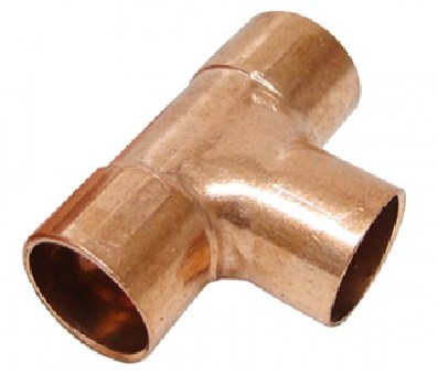 TEE DE COBRE 12.7 MM DE 1/2